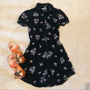 Urban Outfitters Floral Cotton Hi-Low Dress